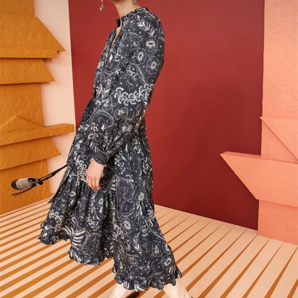 ULLA JOHNSON Dolores Dress - blackbird - Picture 2 of 11